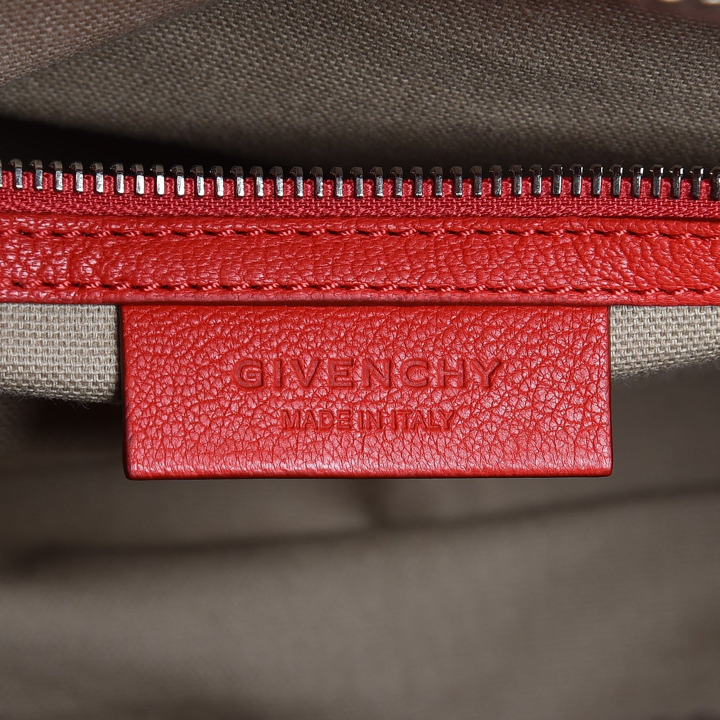 Sugar Goatskin Small Antigona Red