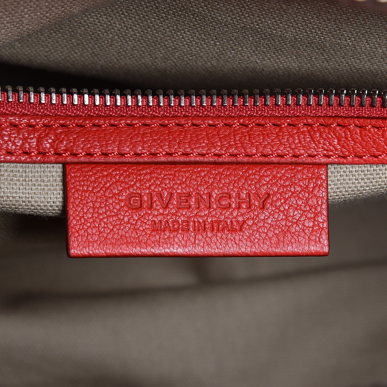 Givenchy Sugar Goatskin Small Antigona Red 6 of 7