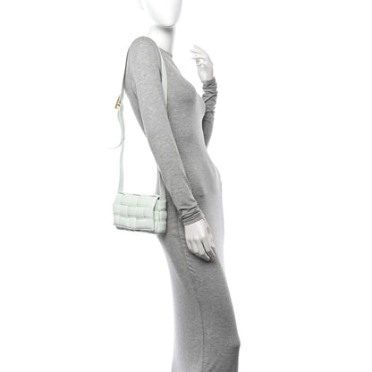 Bottega Veneta Nappa Maxi Intreccio Small Padded Cassette Crossbody Bag Glacier 2 of 13