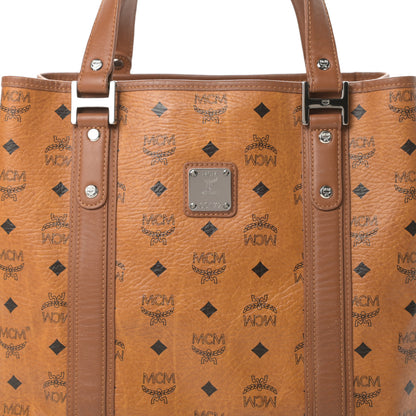 MCM Visetos Shopping Tote Cognac 8 of 21