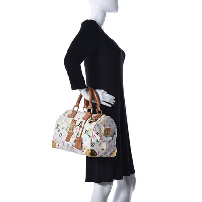 Louis Vuitton Monogram Multicolor Speedy 30 White 2 of 13