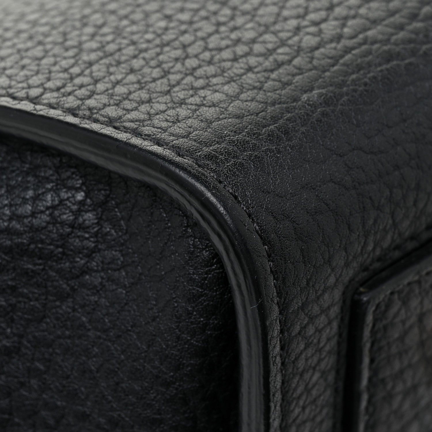 Celine Crisped Calfskin Mini Tie Knot Tote Black 16 of 16