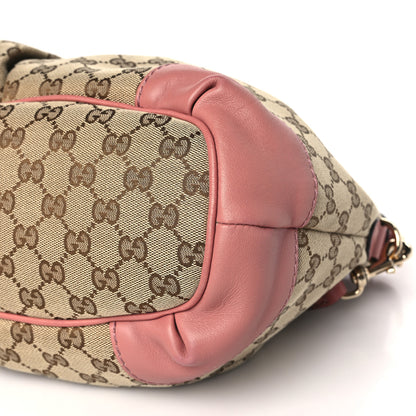 Gucci Monogram Medium Sukey Top Handle Peonia Flower 10 of 11