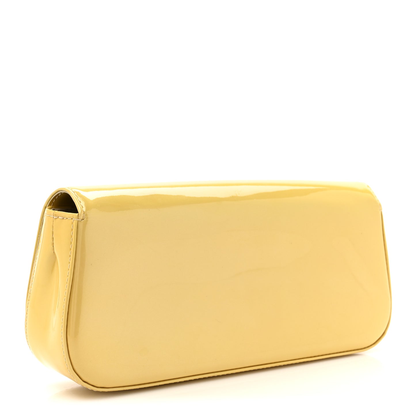 Patent Sobe Clutch Blanc Corail