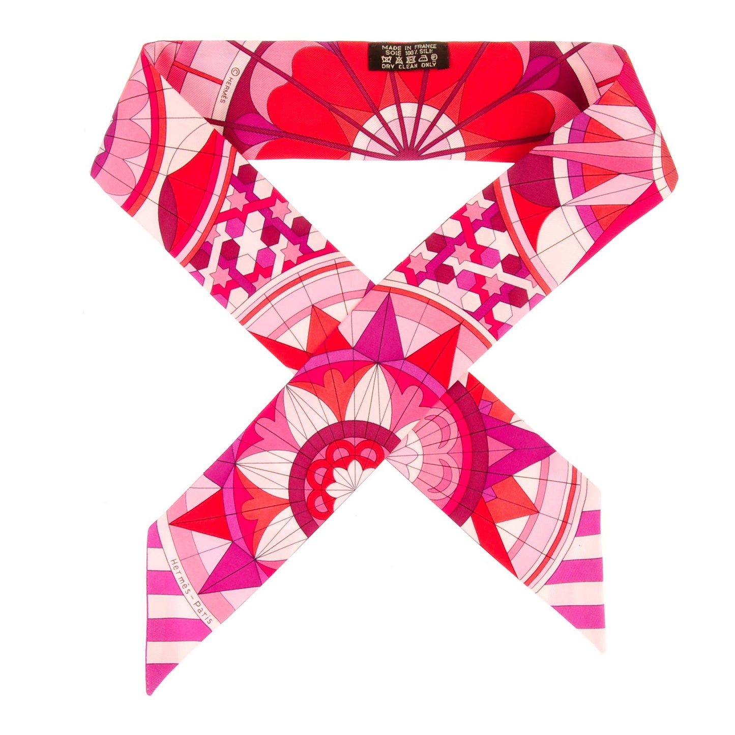 Silk Rose de Compas Twilly Fuchsia Prune Rouge