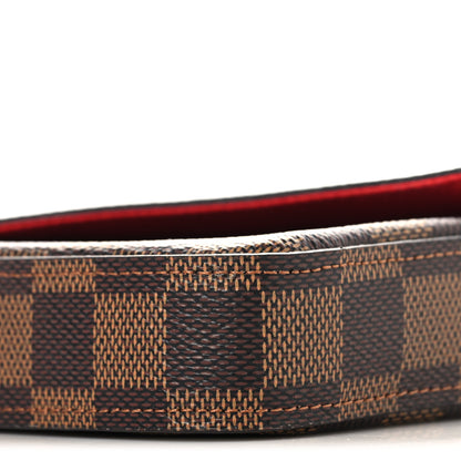 Louis Vuitton Damier Ebene Pochette Felicie Chain Wallet 9 of 10