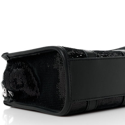 Marc Jacobs Sequin Small The Tote Bag Black 9 of 10