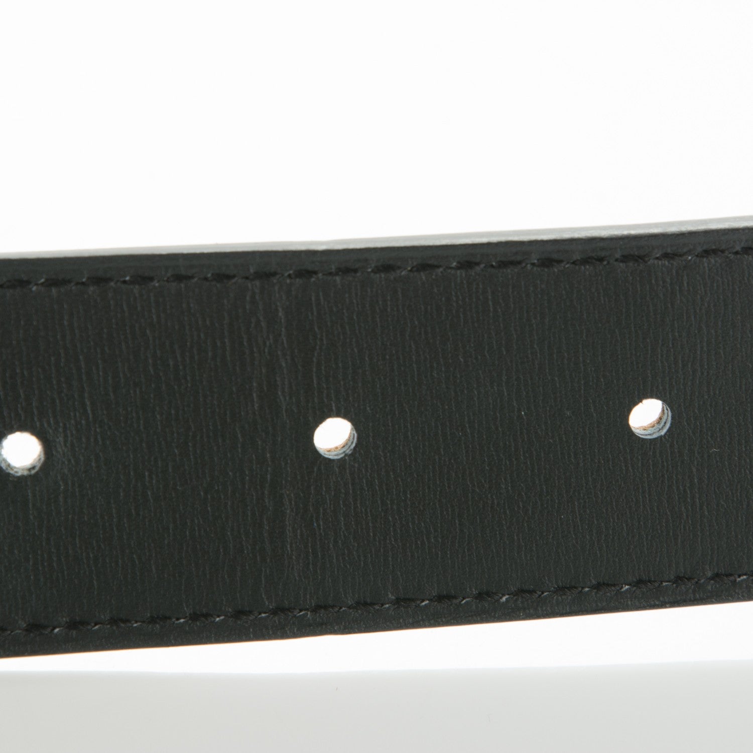 Hermes Barenia Chamonix 32mm Quizz H Belt 85 Fauve Black 4 of 5