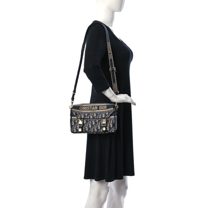 Christian Dior Oblique Small Diorcamp Bag Blue 2 of 10
