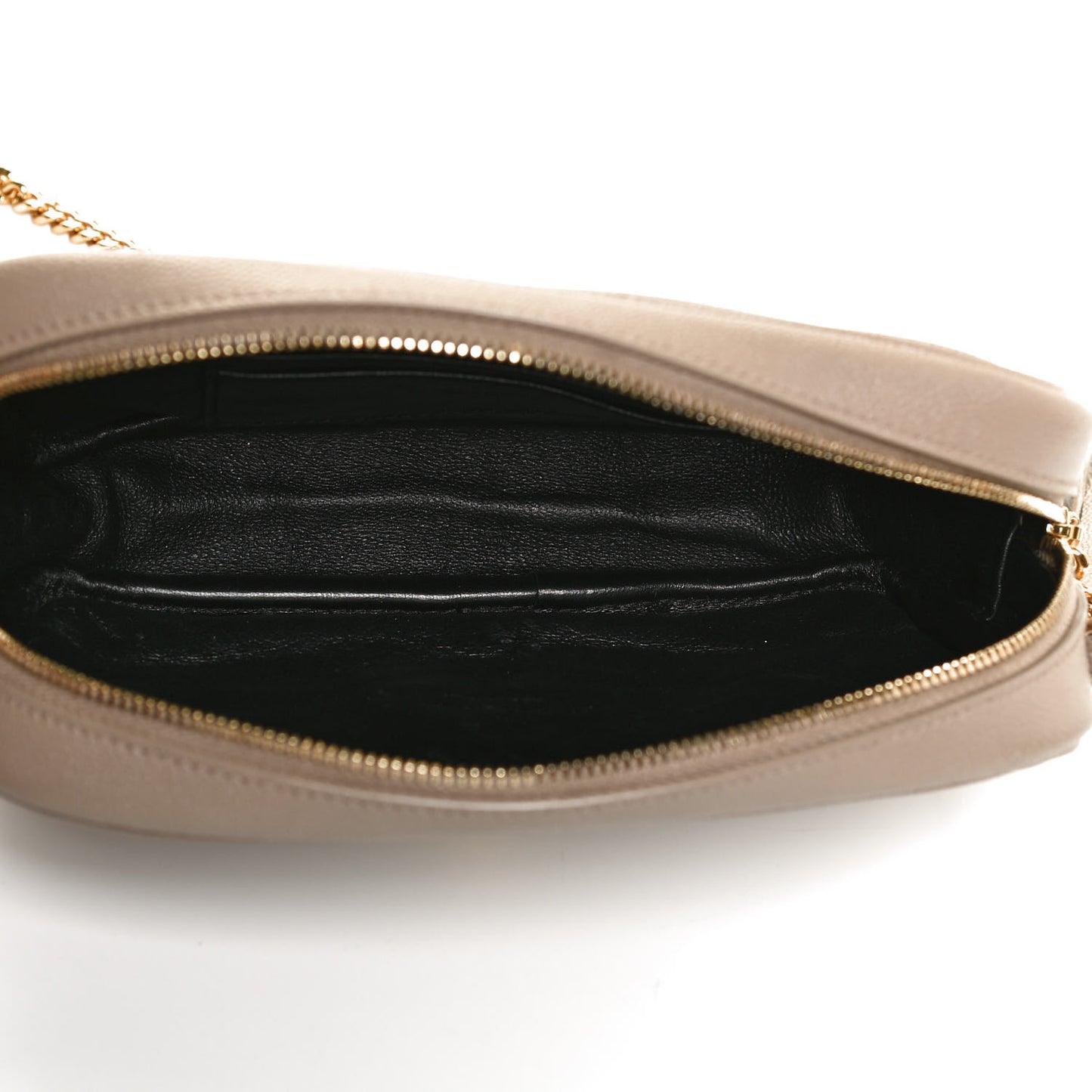 Grain De Poudre Matelasse Monogram Mini Lou Camera Bag Dark Beige