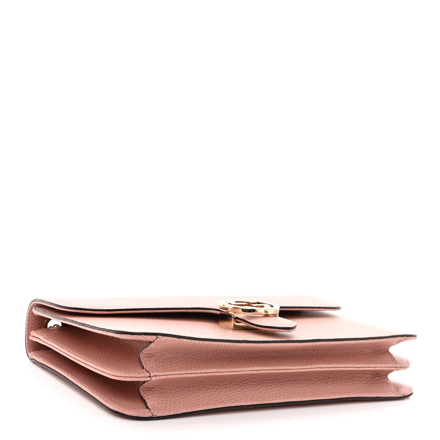 Gucci Dollar Calfskin Interlocking G Shoulder Bag Soft Pink 4 of 10