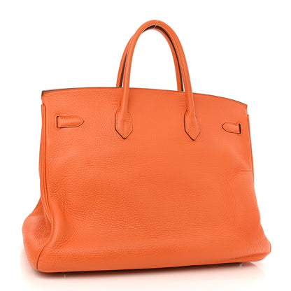 Hermes Togo Birkin 40 Orange 2 of 18