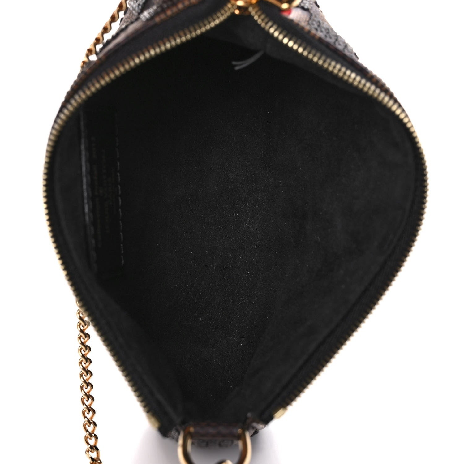 Louis Vuitton Damier Paillettes Mini Pochette Accessories Black 5 of 11