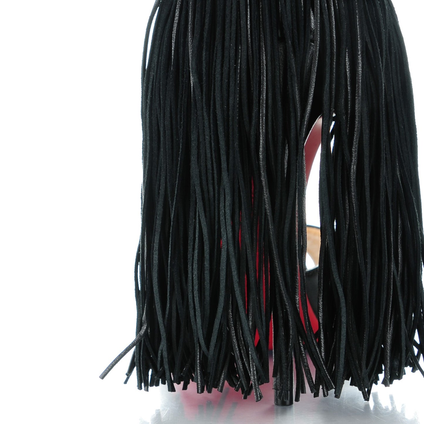 Nappa Fringe Otrot 120 Pumps 36.5 Black
