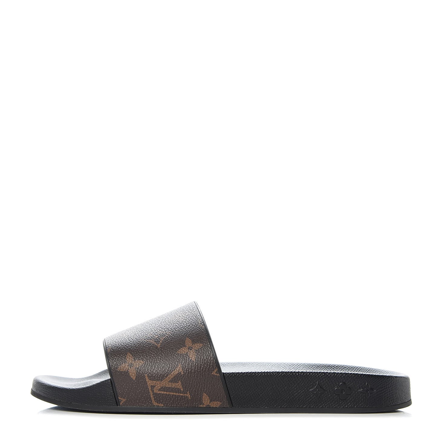 Rubber Monogram Mens Waterfront Mules 6 Macassar