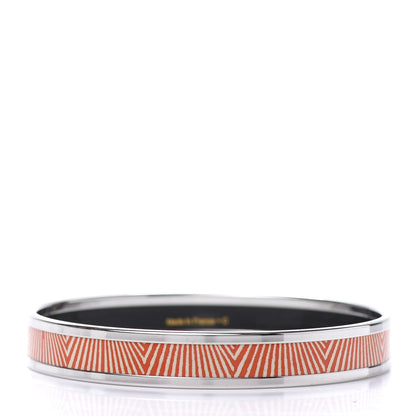 Hermes Enamel Printed Narrow Manufacture de Boucleries Rayons Bracelet 62 3 of 6