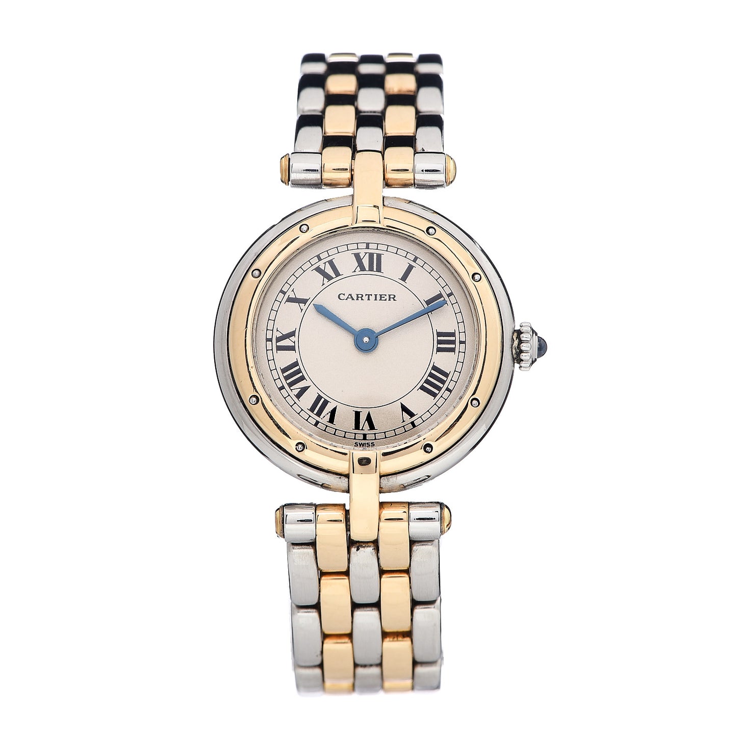 Stainless Steel 18K Yellow Gold 24mm Panthere Vendome Quartz Watch