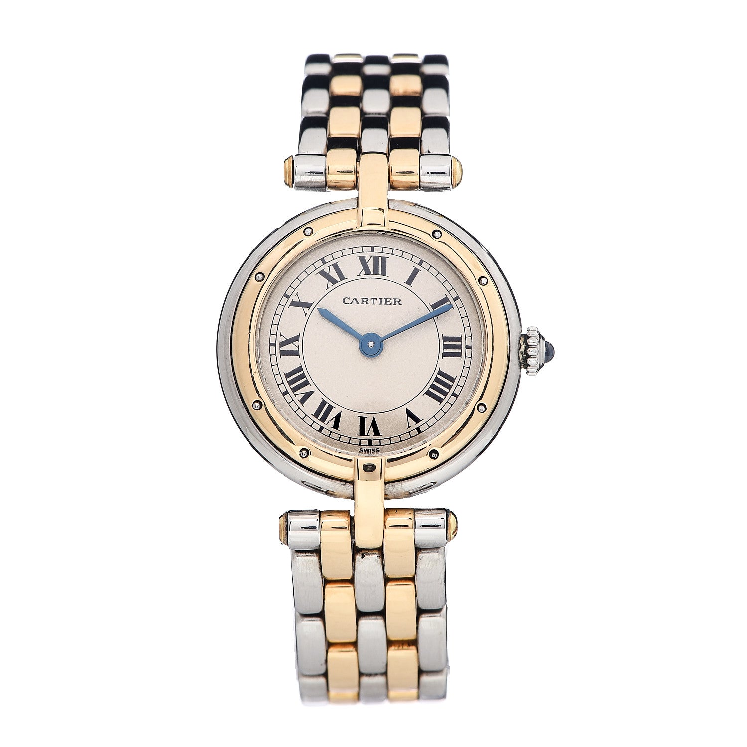 Cartier Stainless Steel 18K Yellow Gold 24mm Panthere Vendome Quartz Watch 1 of 7