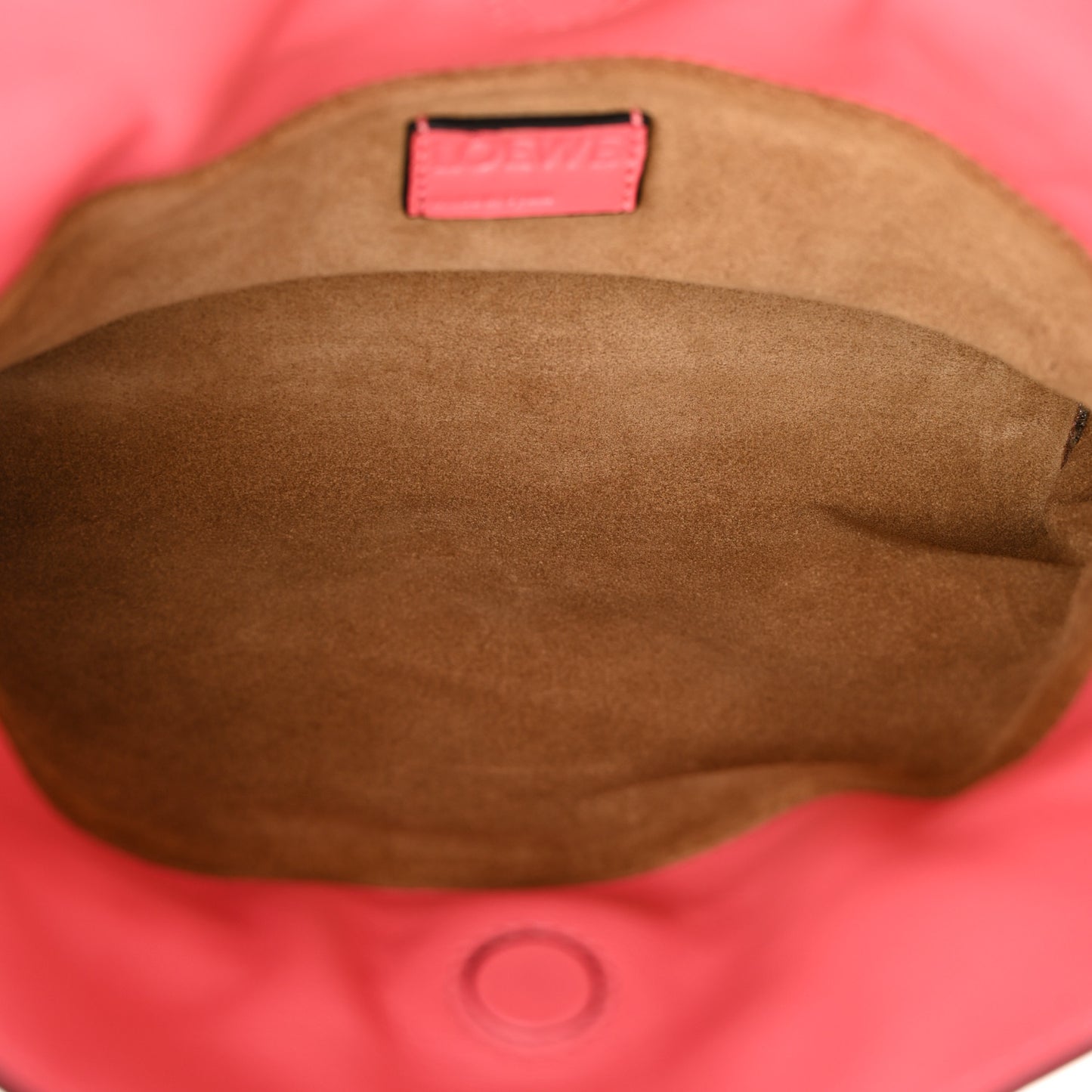 Calfskin Mini Flamenco Knot Clutch Pink