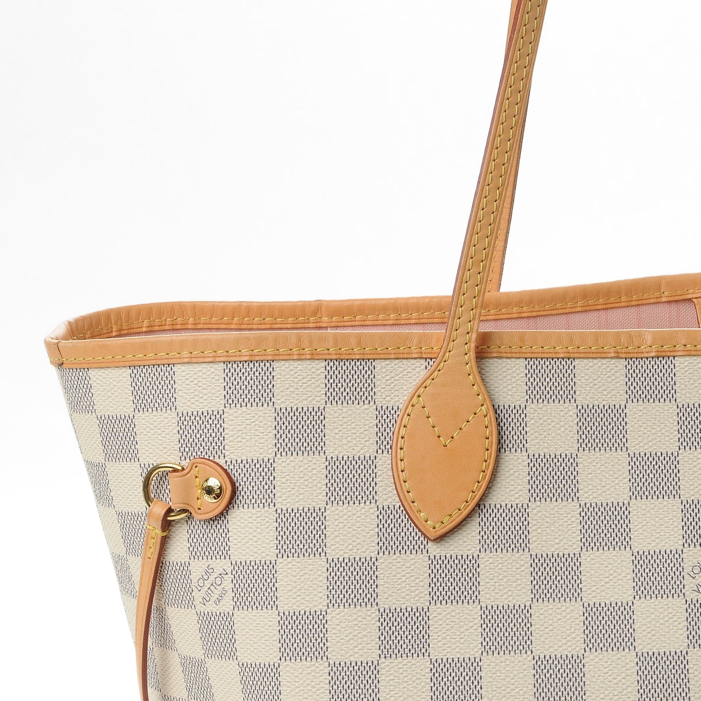 Damier Azur Neo Neverfull MM Rose Ballerine