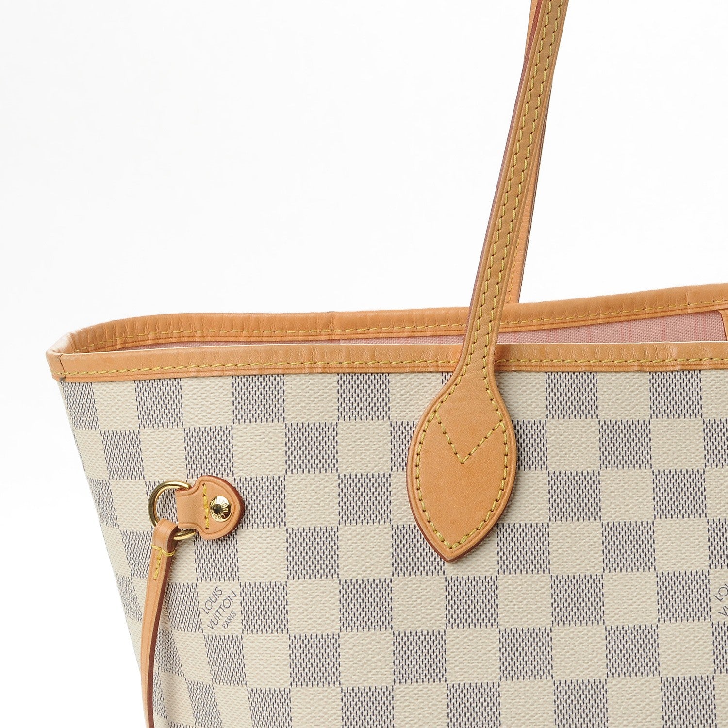 Louis Vuitton Damier Azur Neo Neverfull MM Rose Ballerine 15 of 17