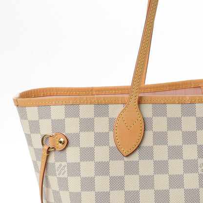 Louis Vuitton Damier Azur Neo Neverfull MM Rose Ballerine 15 of 17