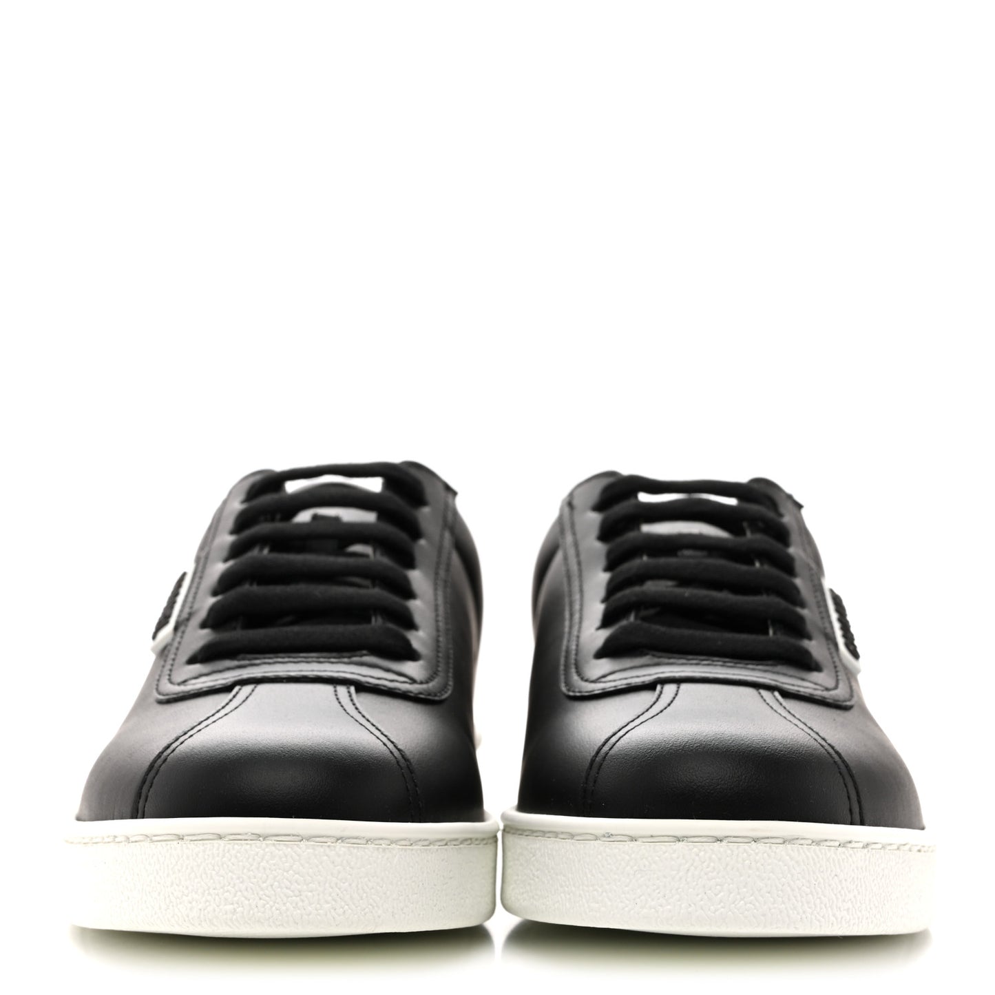 Calfskin CC Womens Sneakers 37.5 Black