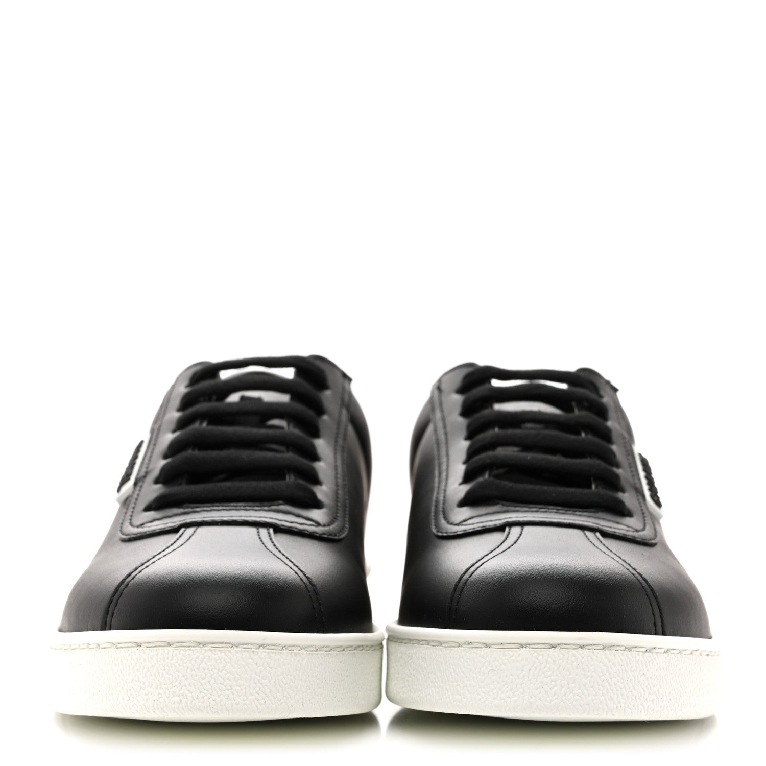 Chanel Calfskin CC Womens Sneakers 37.5 Black 3 of 10