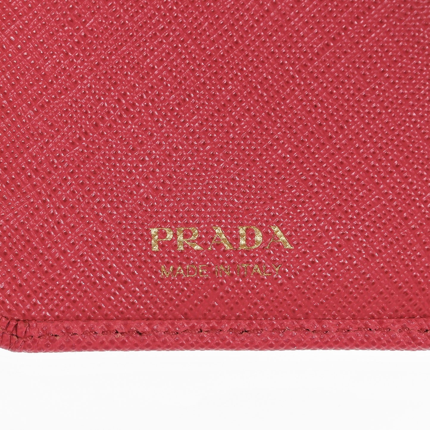 Saffiano Metal Compact Wallet Peonia