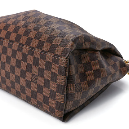 Louis Vuitton Damier Ebene Odeon Tote MM Black 9 of 9