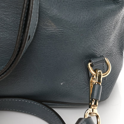 Chloe Suede Calfskin Medium Faye Backpack Silver Blue 12 of 13