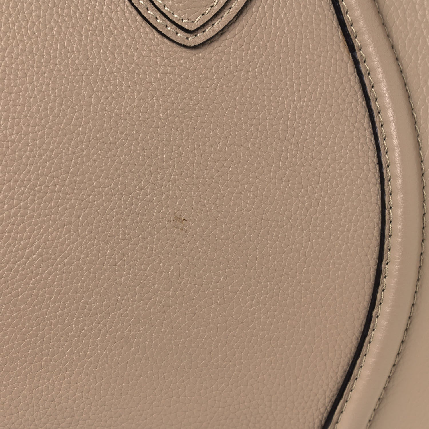 Celine Drummed Calfskin Mini Luggage Dune 14 of 14