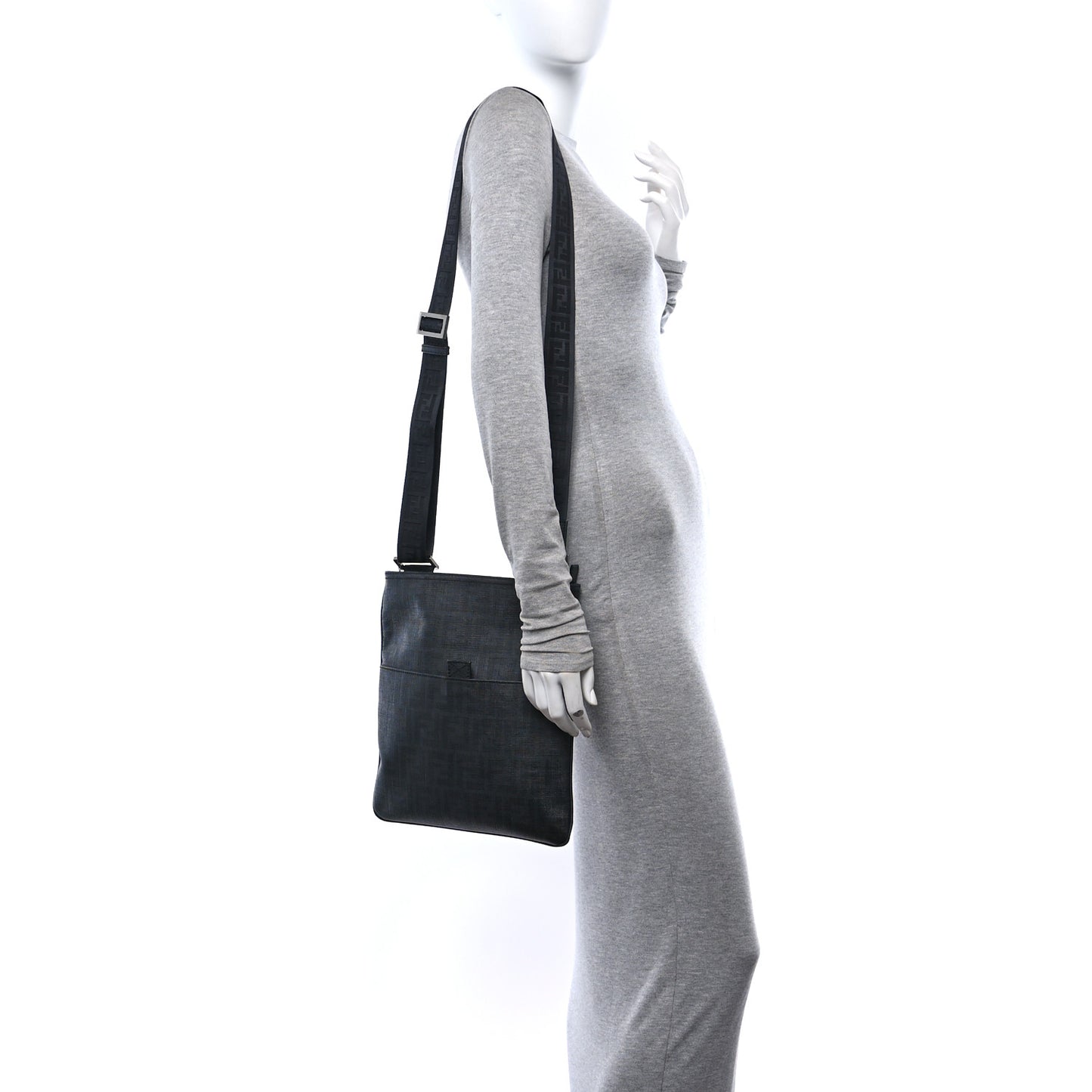 Zucca Spalmati Messenger Bag Black
