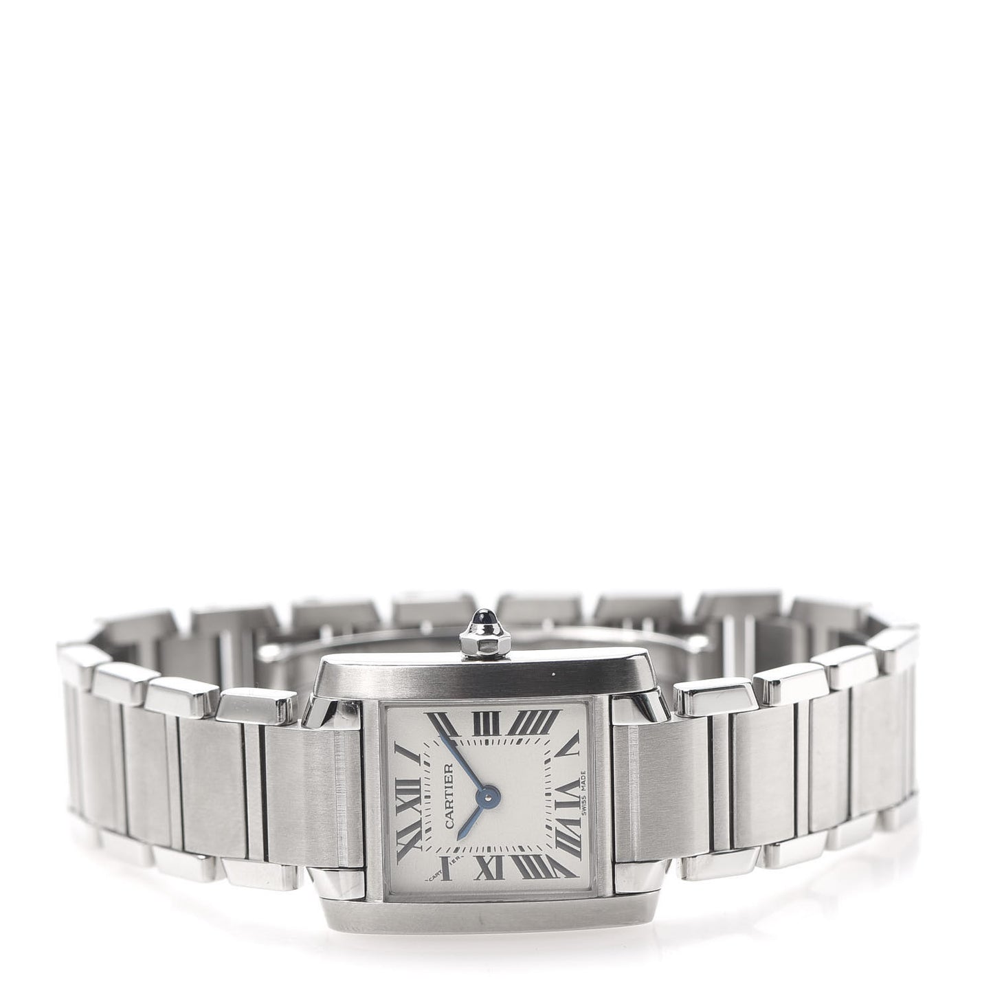 Stainless Steel 20mm Tank Francaise Quartz Watch