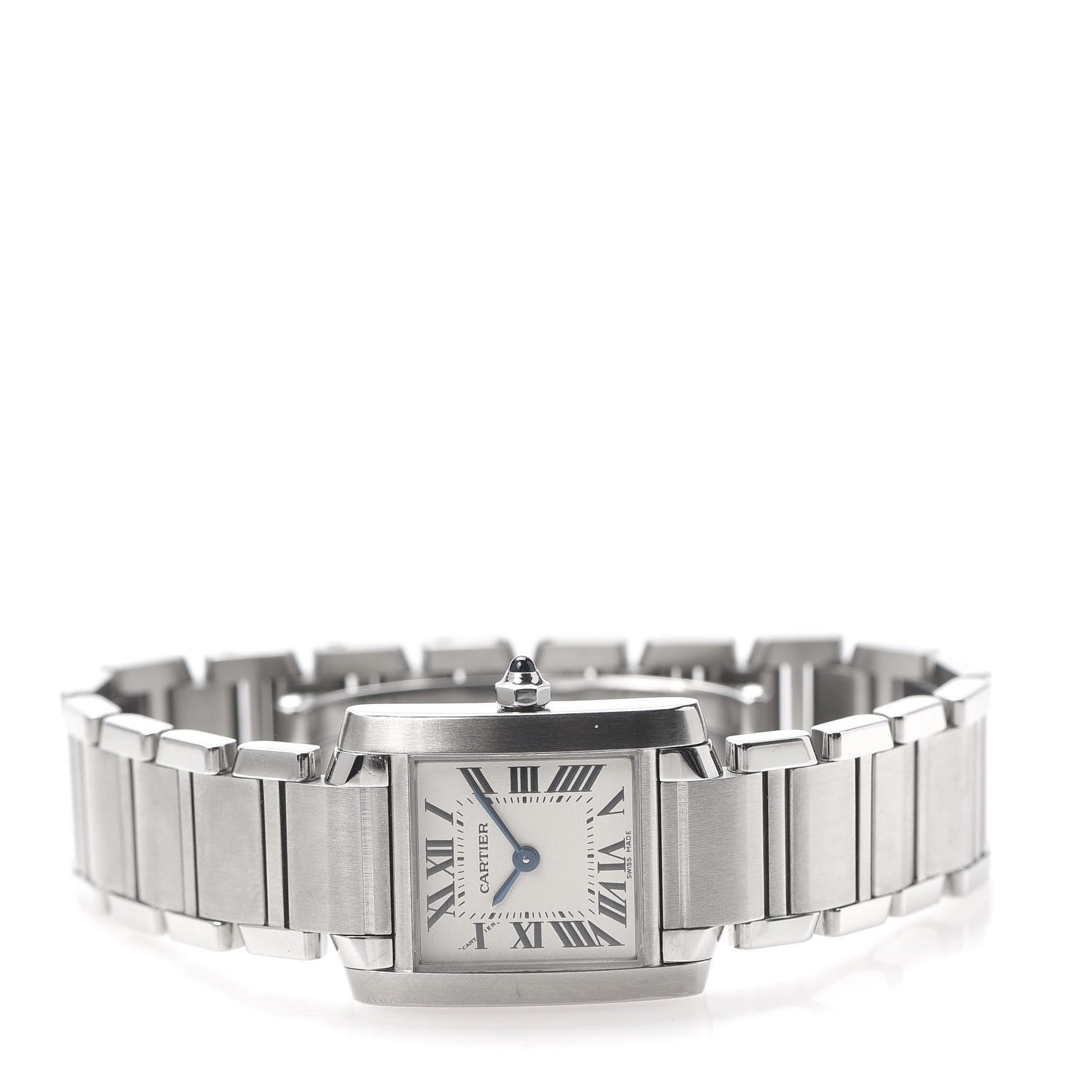 Cartier Stainless Steel 20mm Tank Francaise Quartz Watch 3 of 6