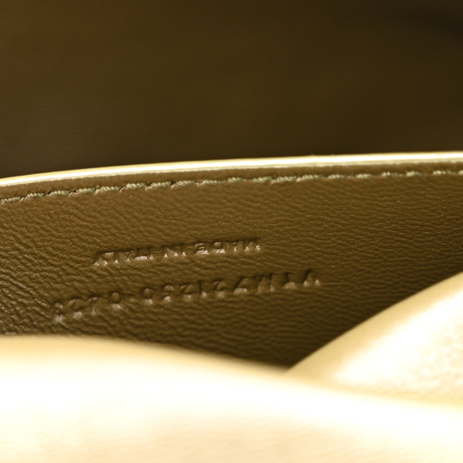 Saint Laurent Smooth Calfskin Suede Small Reversible Monogram Kate Satchel Loden Green 7 of 12
