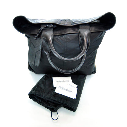 Saint Laurent Nylon Tanger Tote Unisex Black 3 of 13