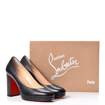 Christian Louboutin Nappa Kabetts 100 Pumps 37.5 Black Lucido 9 of 9