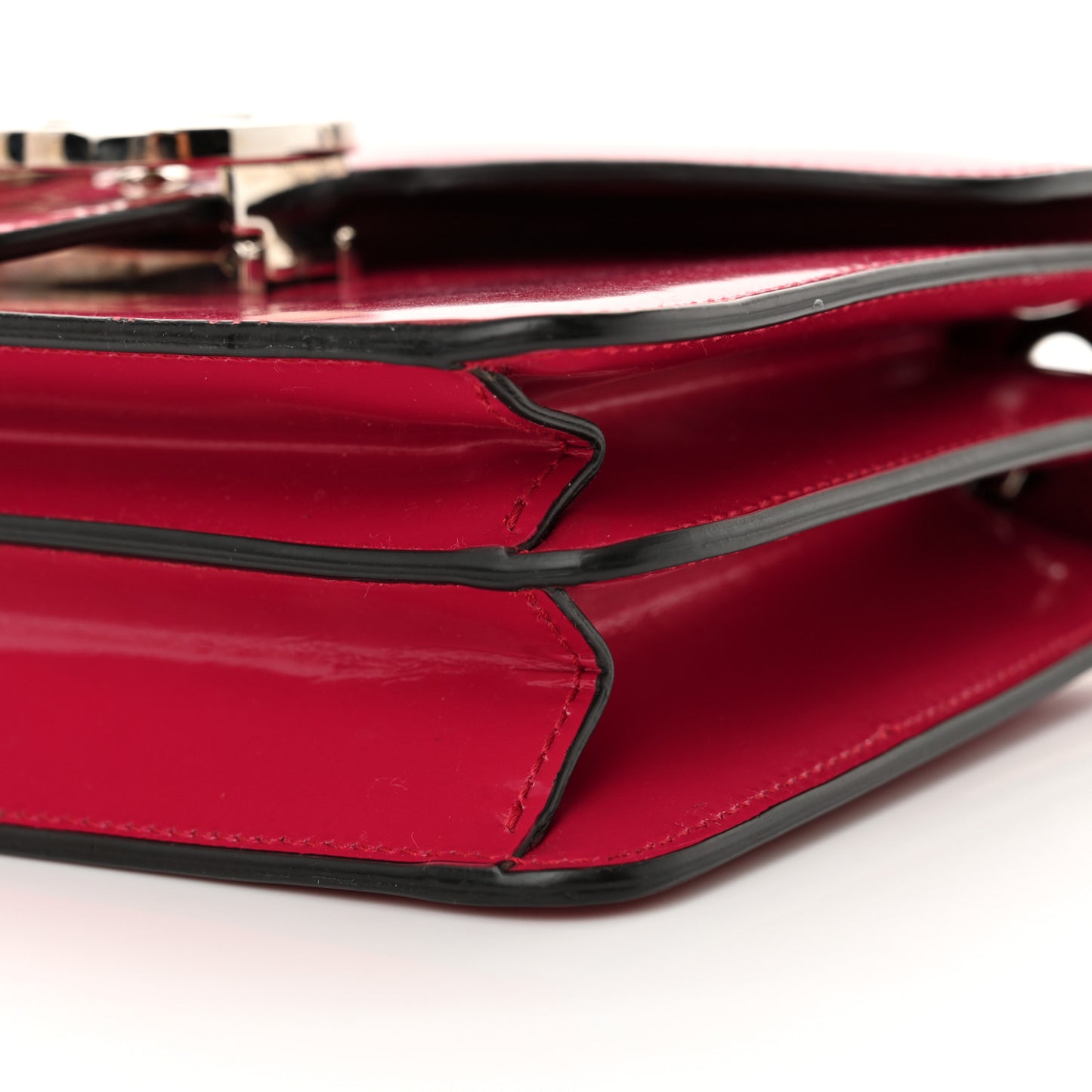 Shade Lux Calfskin Small Interlocking G Shoulder Bag Petunia
