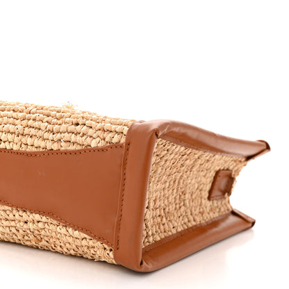 Christian Louboutin Raffia Calfskin Mini By My Side Tote Beige 10 of 10