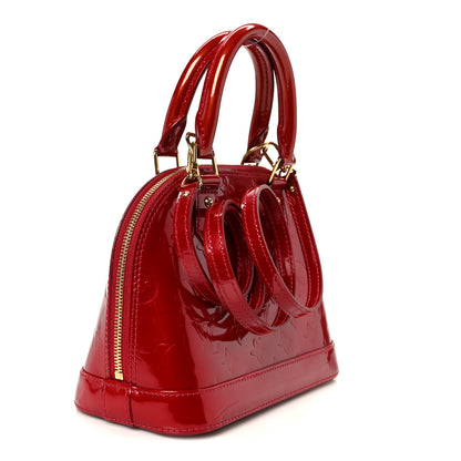 Louis Vuitton Vernis Alma BB Pomme D'Amour 3 of 10