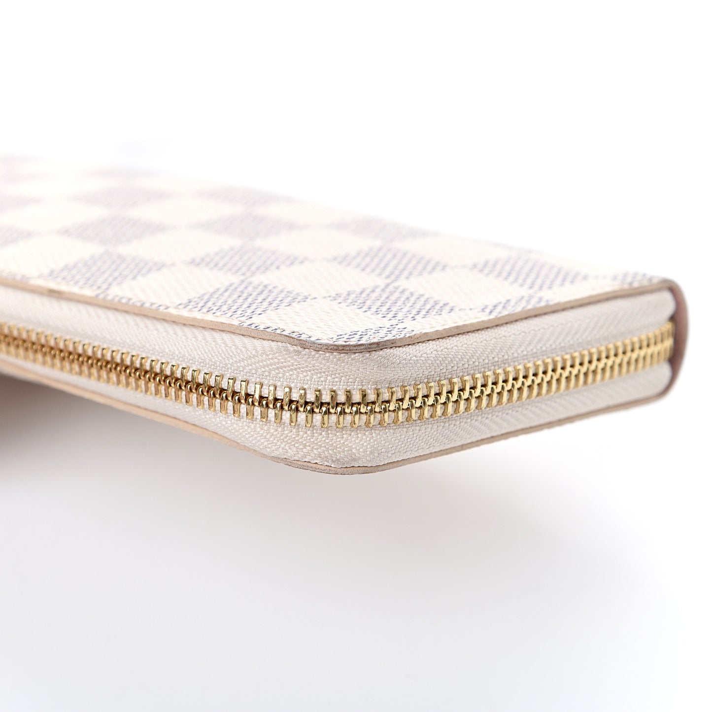 Damier Azur Clemence Wallet Rose Ballerine