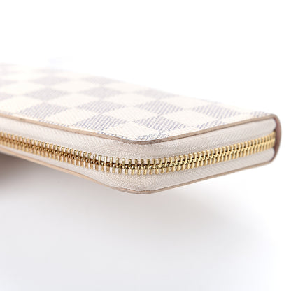Louis Vuitton Damier Azur Clemence Wallet Rose Ballerine 7 of 10