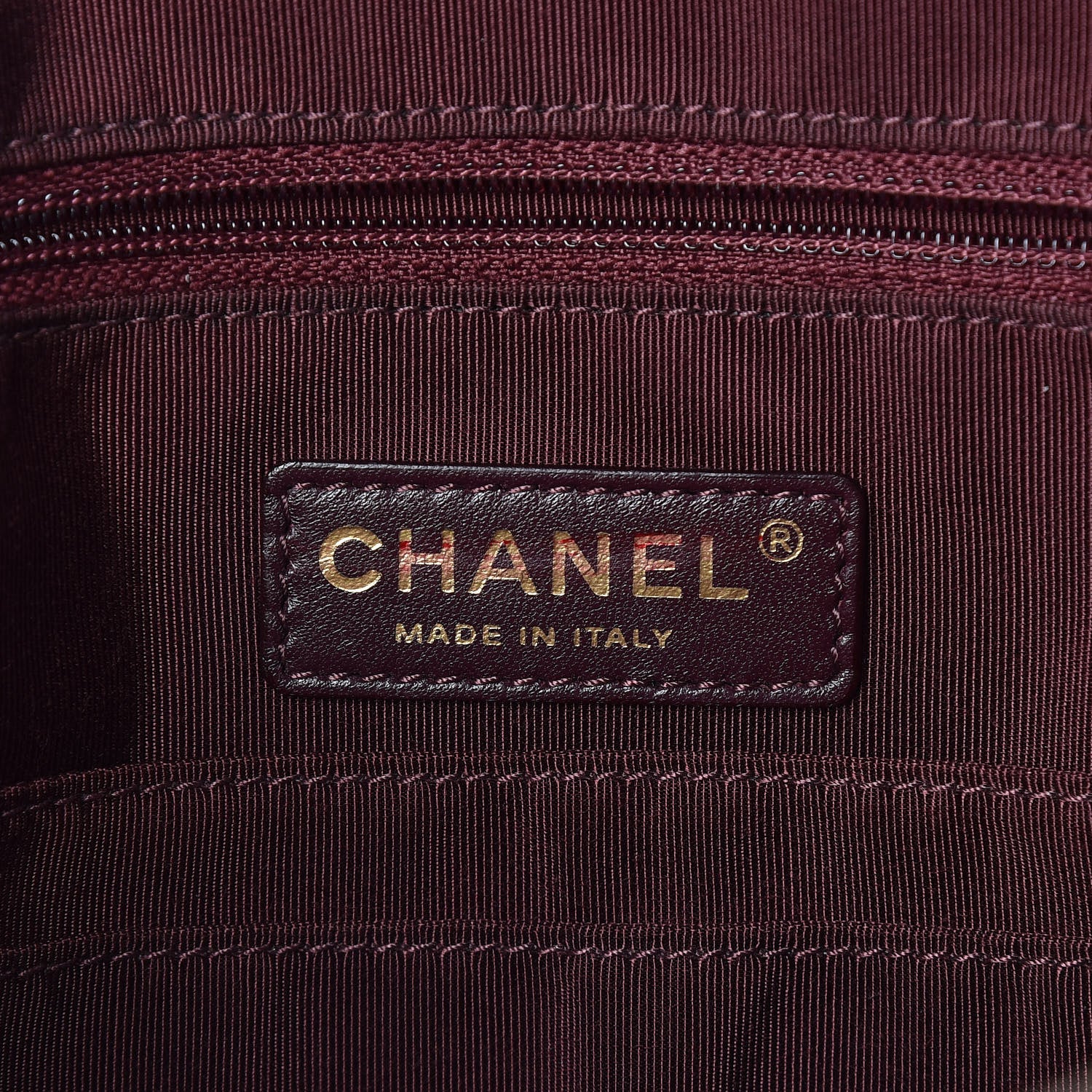 Chanel Lambskin Chevron Quilted Camera Case Black White 6 of 9