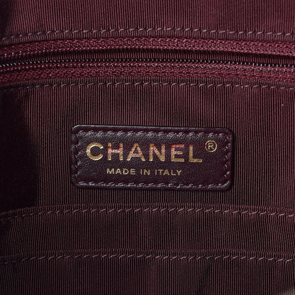 Chanel Lambskin Chevron Quilted Camera Case Black White 6 of 9