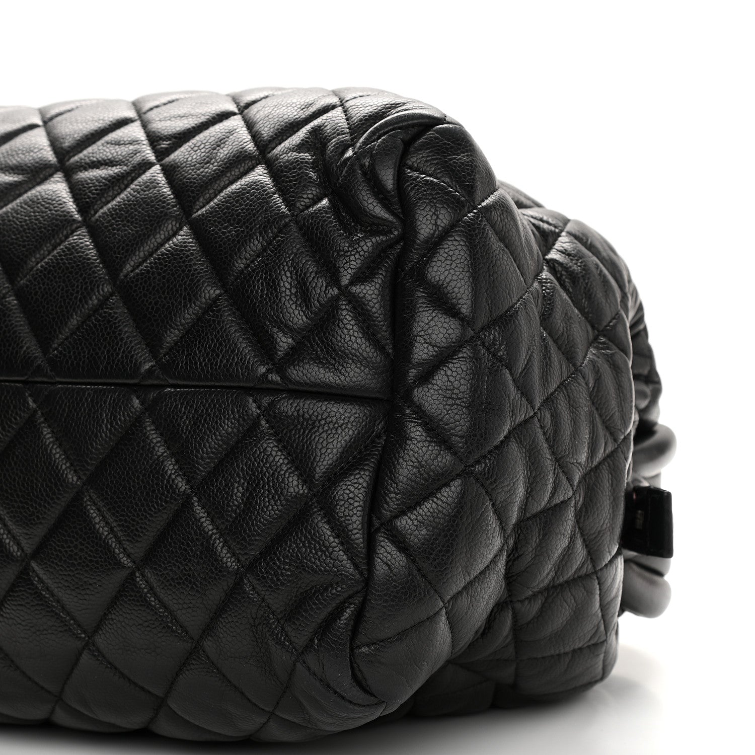 Chanel Caviar Coco Cocoon Bowler Black 5 of 8