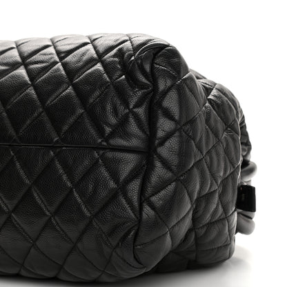 Chanel Caviar Coco Cocoon Bowler Black 5 of 8