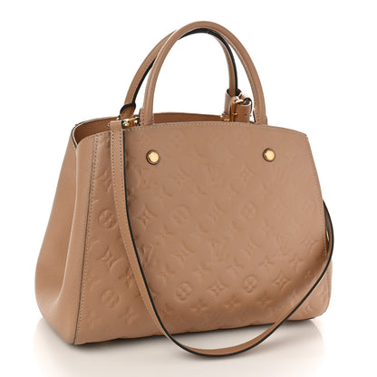 Louis Vuitton Empreinte Montaigne MM Papyrus 2 of 9