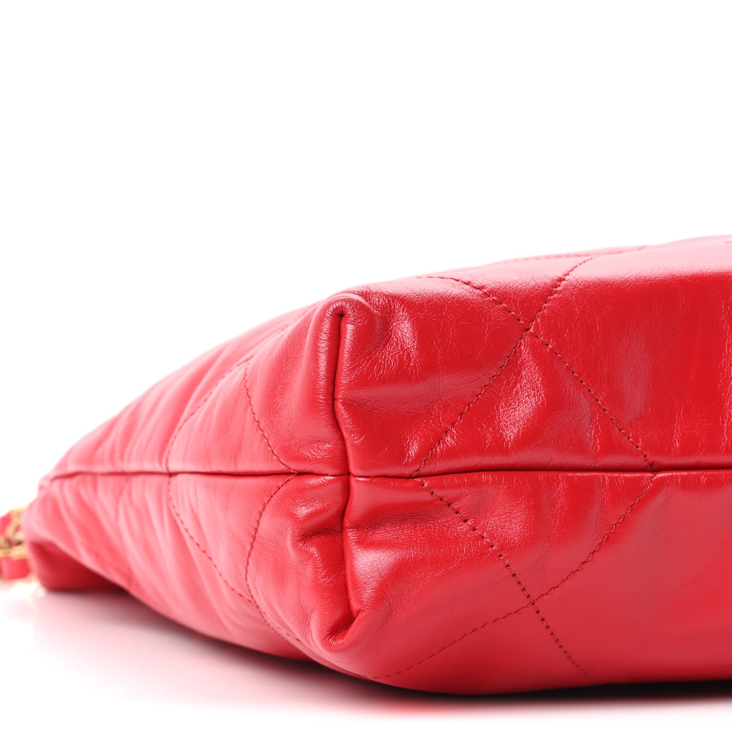 Chanel Shiny Calfskin Quilted Small Chanel 22 Red 1890914