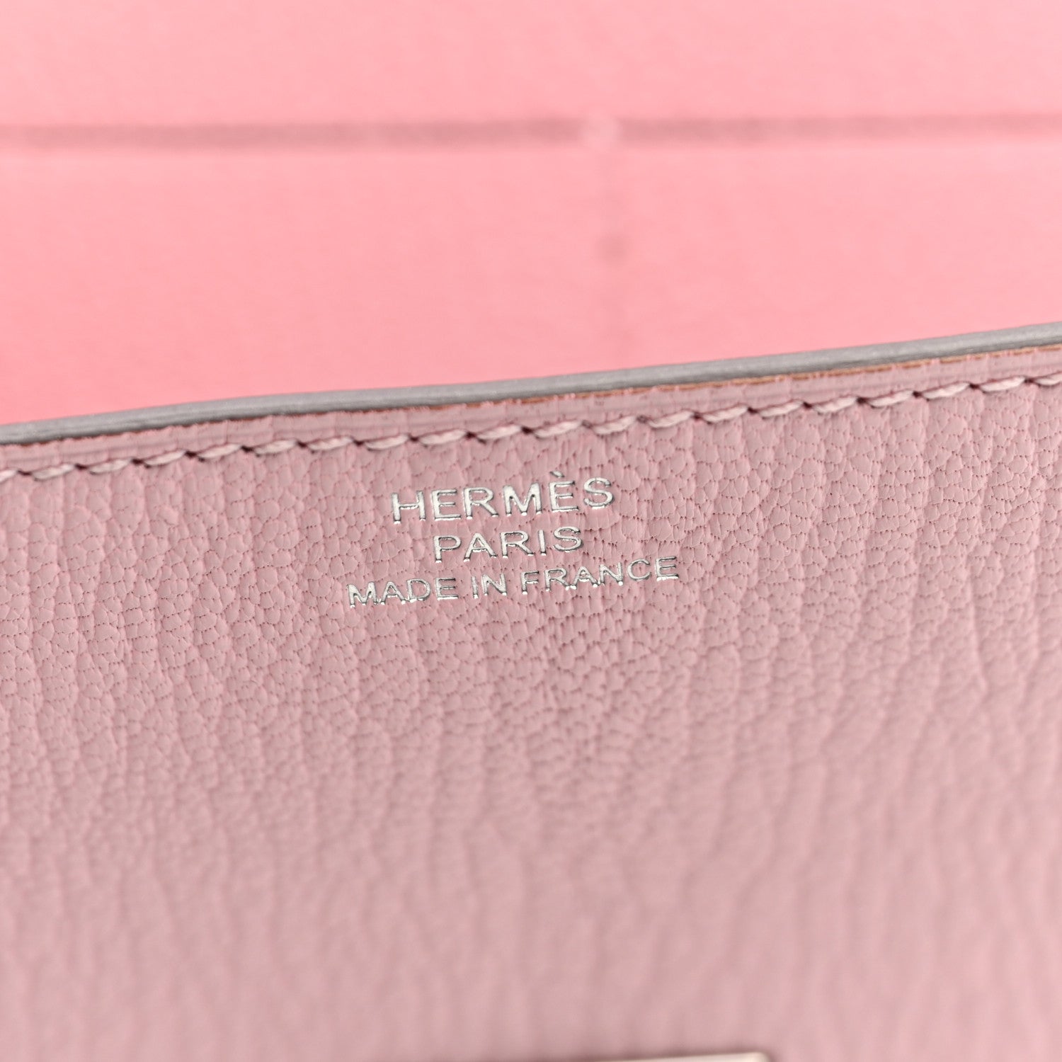 Hermes Chevre Mysore Clic 16 Wallet Rose Sakura 6 of 11